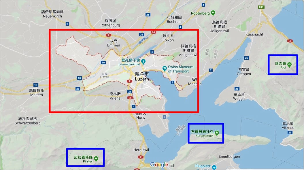 琉森地圖