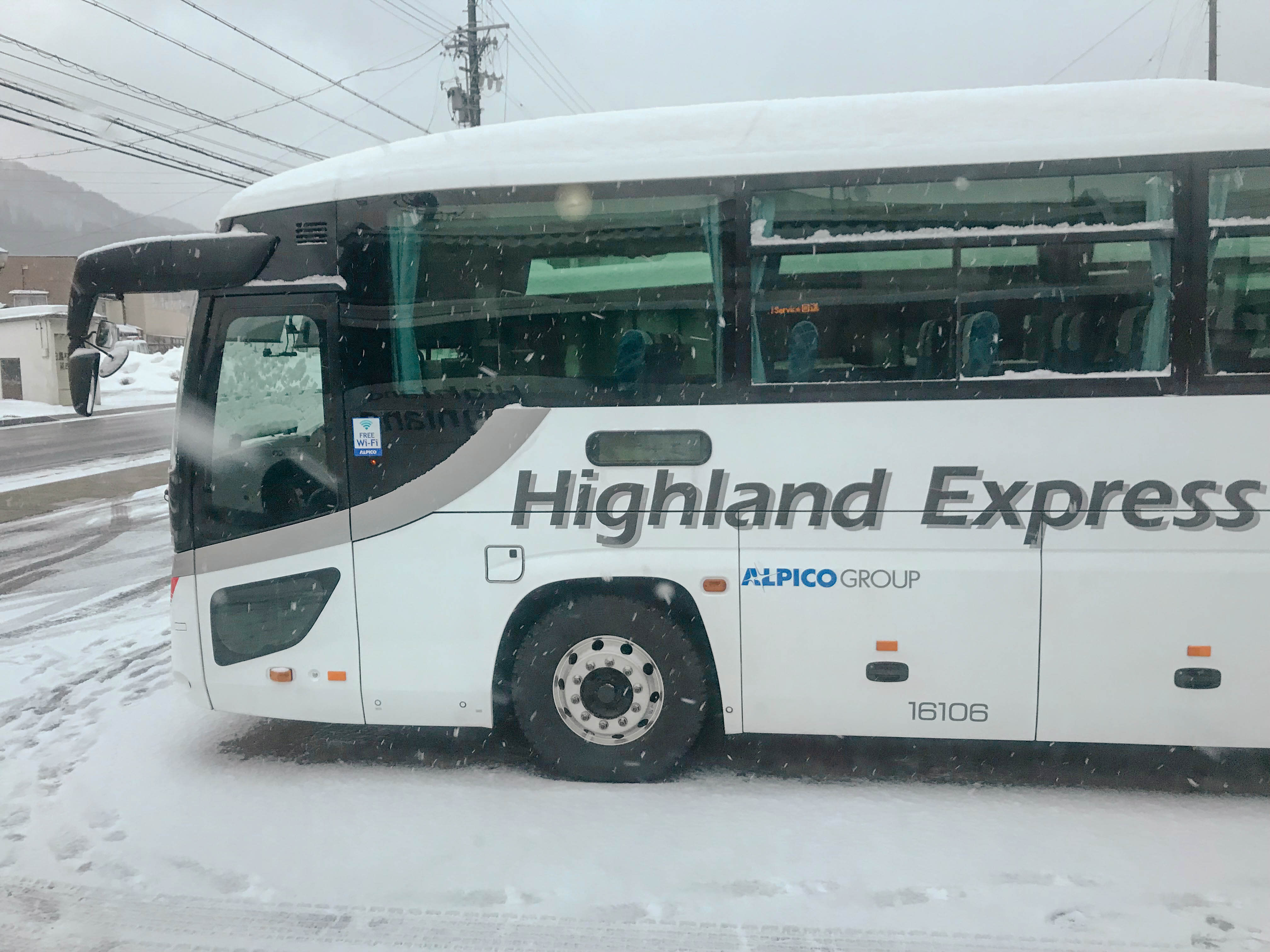 最快速的Direction bus - Alpico或Nagano snow shuttle bus