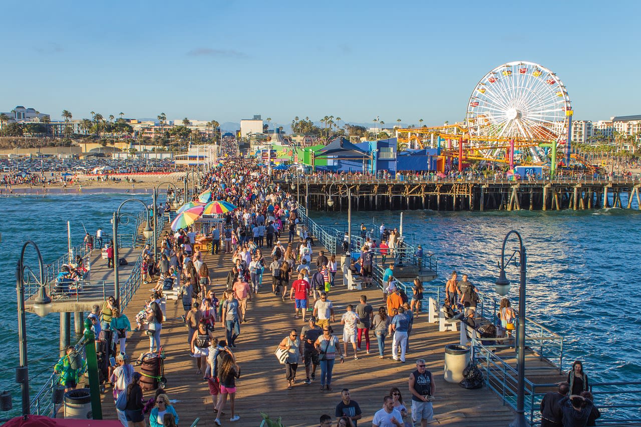 Santa Monica Beach |圖片來源:maxpixel https://reurl.cc/xW2MV