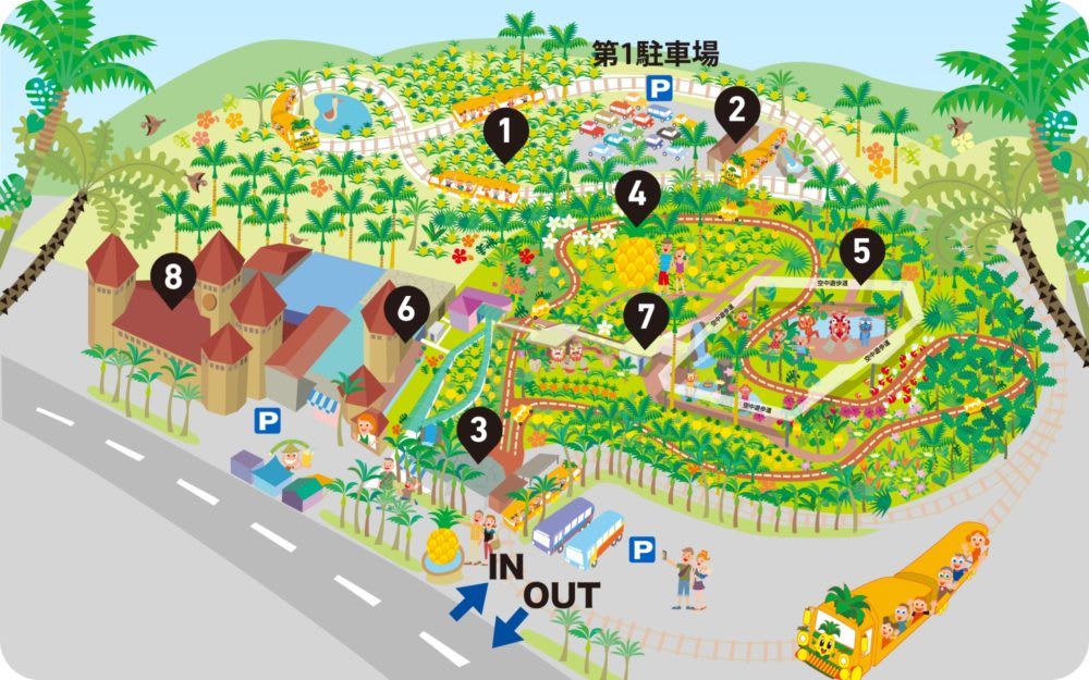 名護鳳梨公園地圖