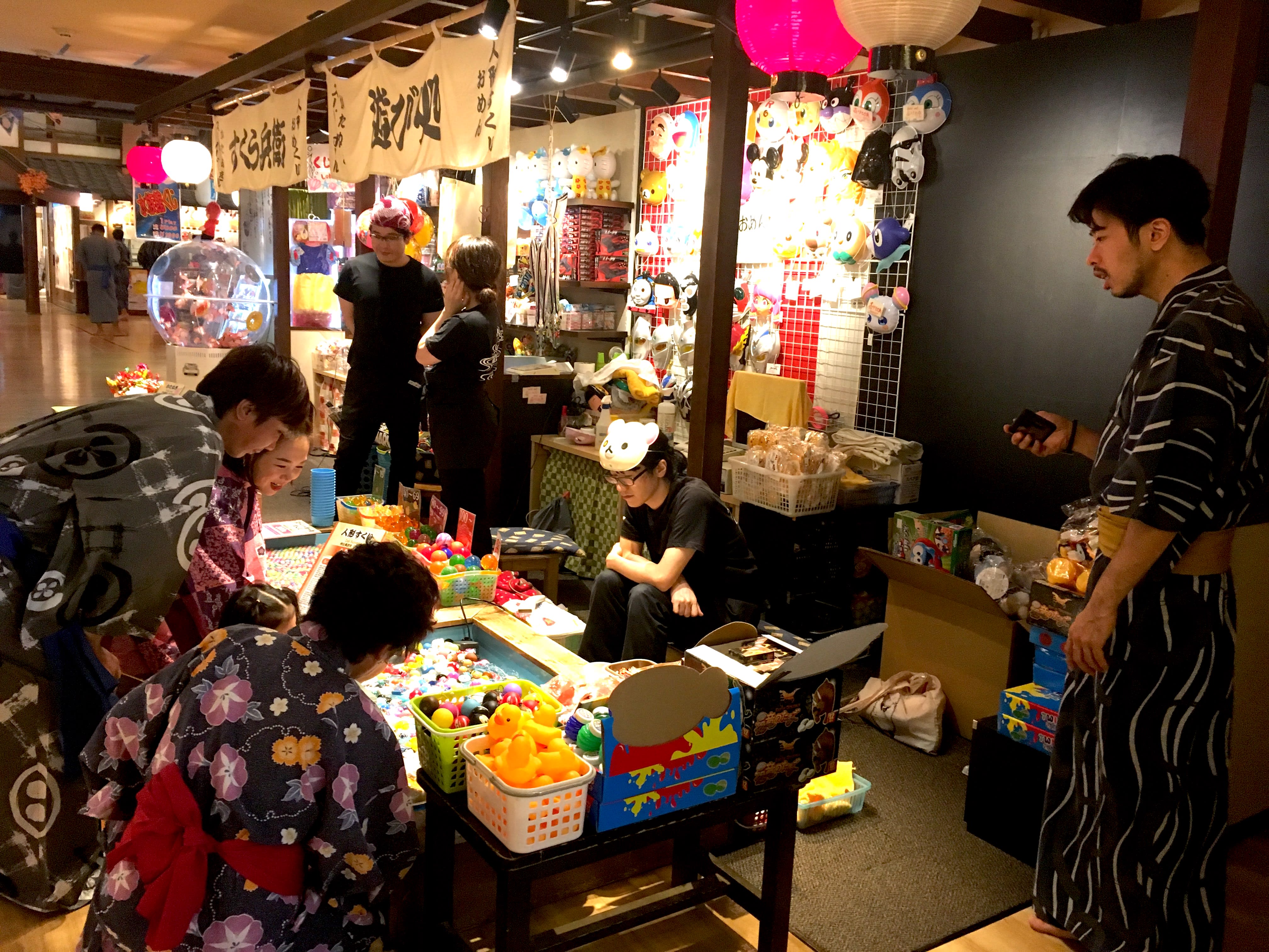 日本傳統遊藝小攤。(圖片取自valepra0330)