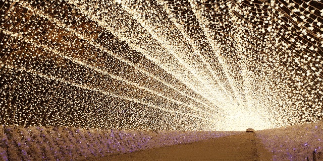 名花之里的光之隧道