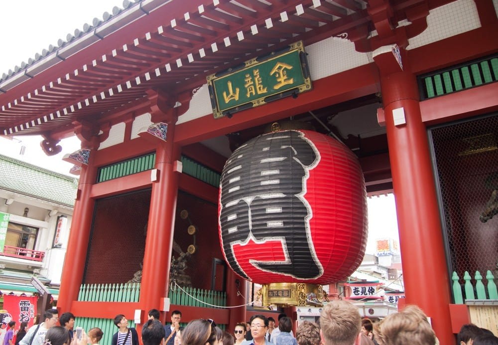 淺草著名的雷門。|來源:matcha-jp.com/en/1523