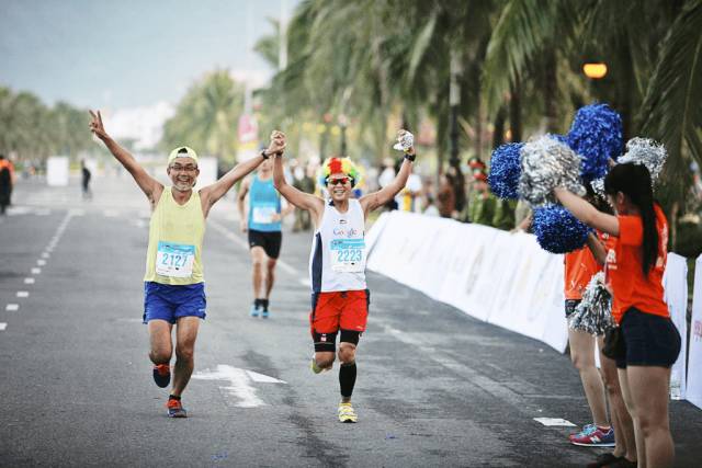 Klook客路・探索未知的你 選 手 完 賽 時 的 開 心 表 情 。