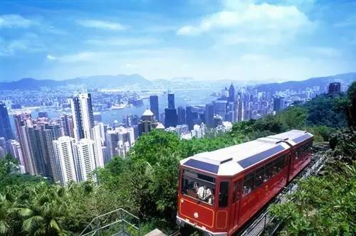 山 頂 纜 車 。