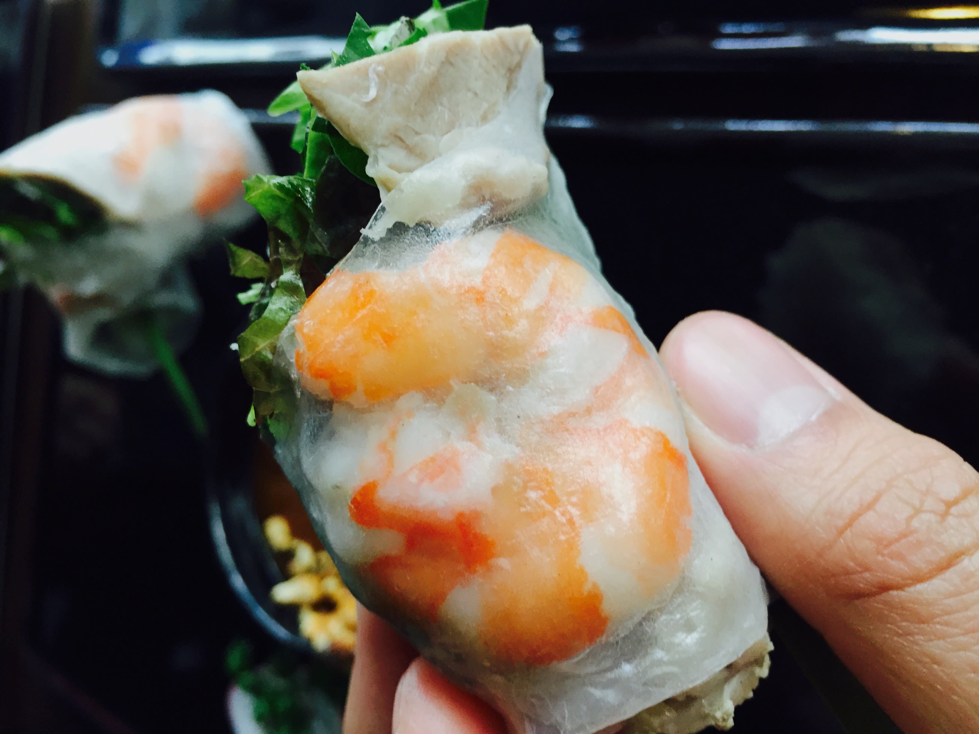 越南必吃 : 鮮蝦春捲