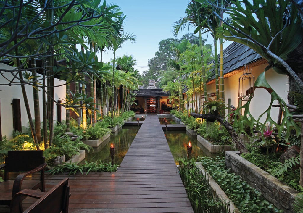 Fah Lanna Spa 室 內 的 豪 奢 裝 潢 ( 圖 片 來 源 :<a href="http://www.fahlanna.com/">官網</a>)