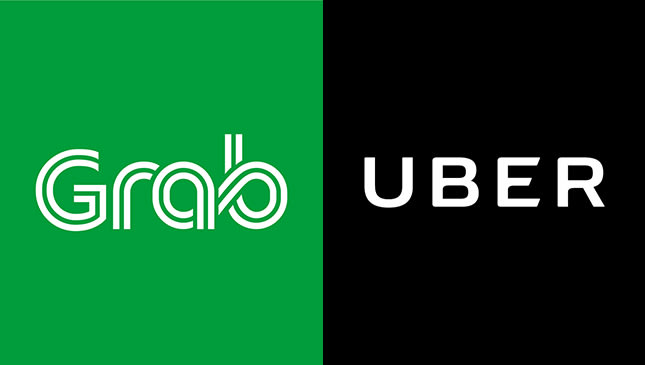 胡志明市交通 : Uber & Grab