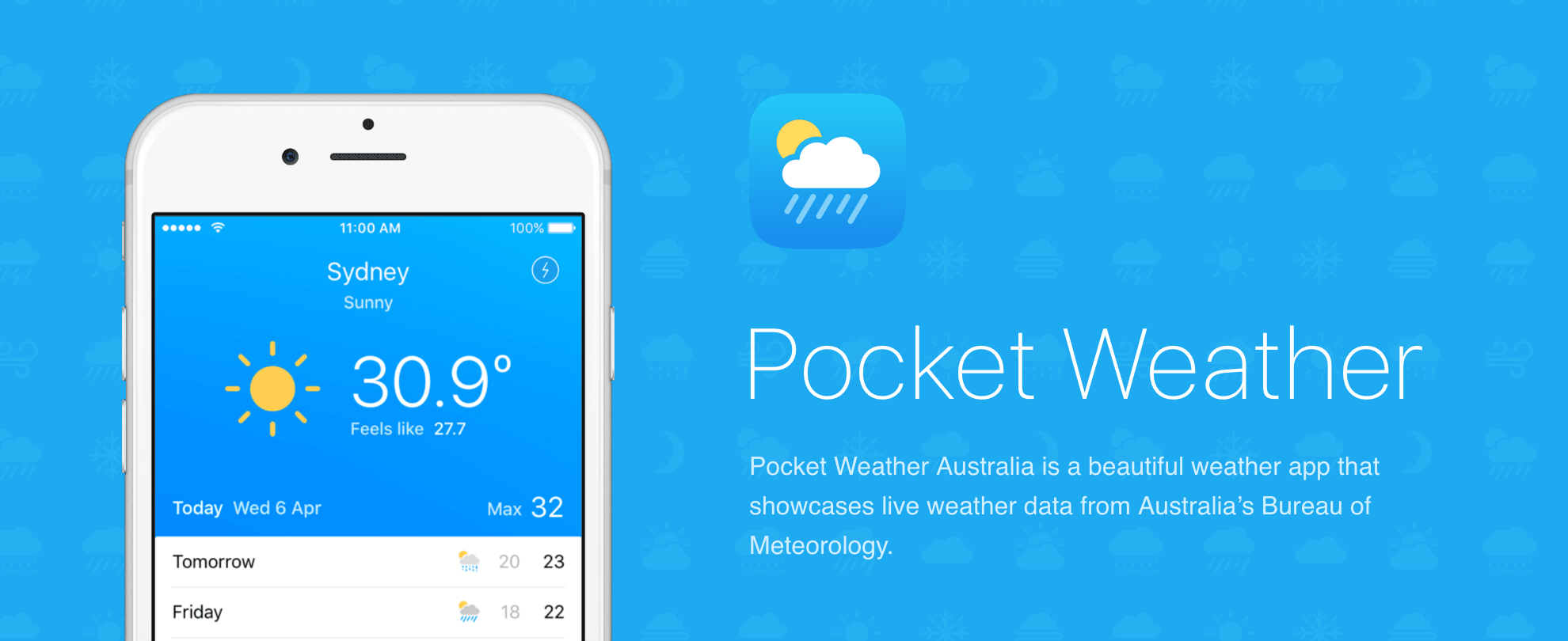 澳洲實用App : Pocket Weather