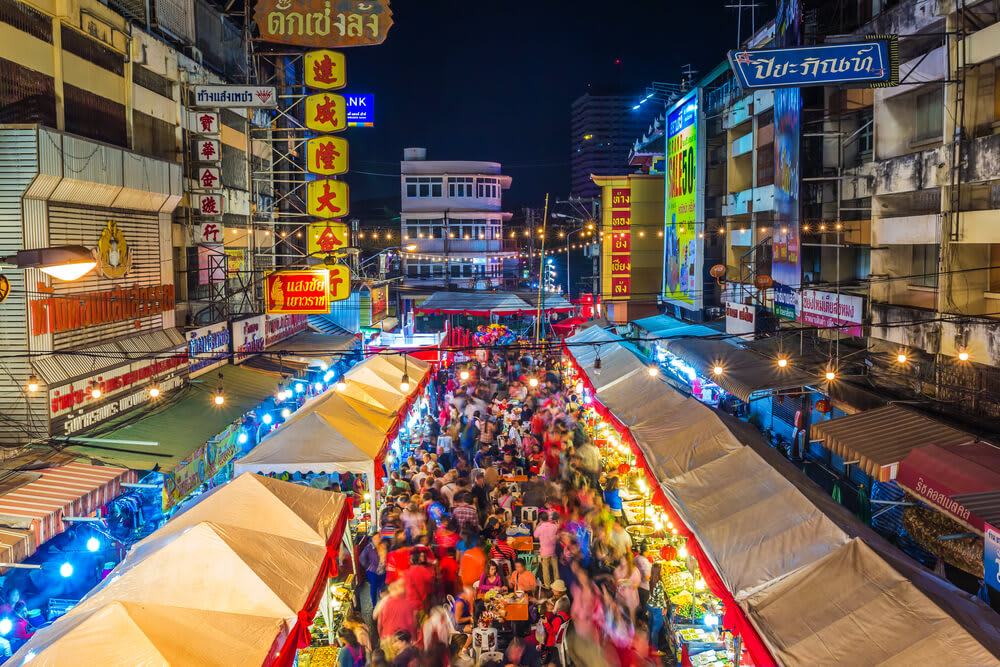 清 邁 中 國 城 內 的 Warorot 夜 市
