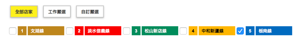 可依自己的需求做選擇,另也有捷運路線塞選。