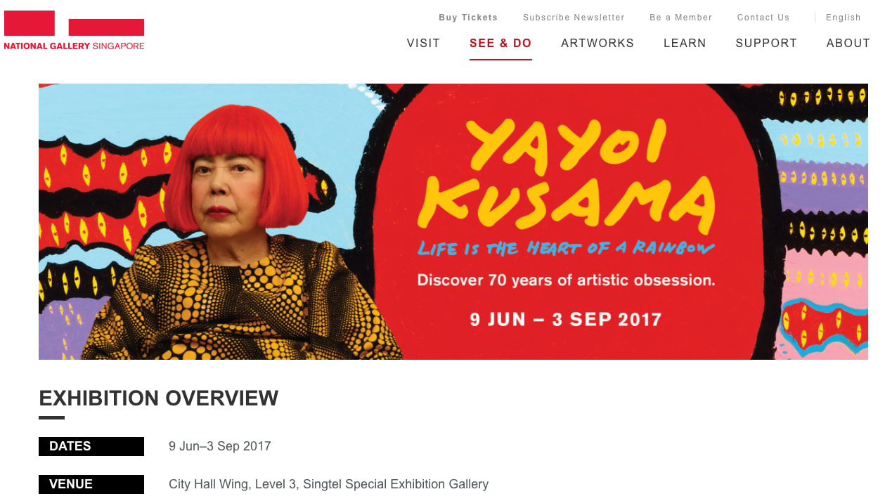 草間彌生 Yayoi Kusama 70 年特展 @ National Gallery