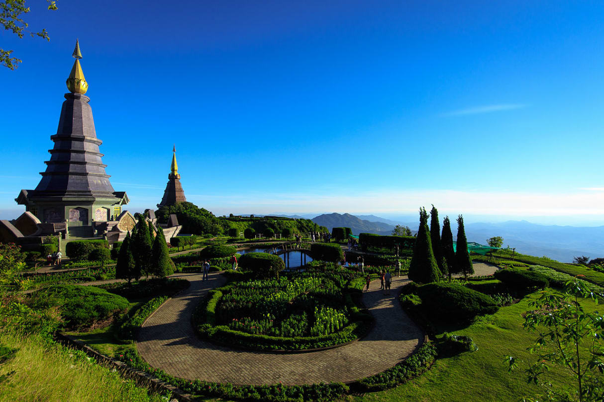 du lịch tự túc chiang mai: công viên đa quốc gia doi inthanon