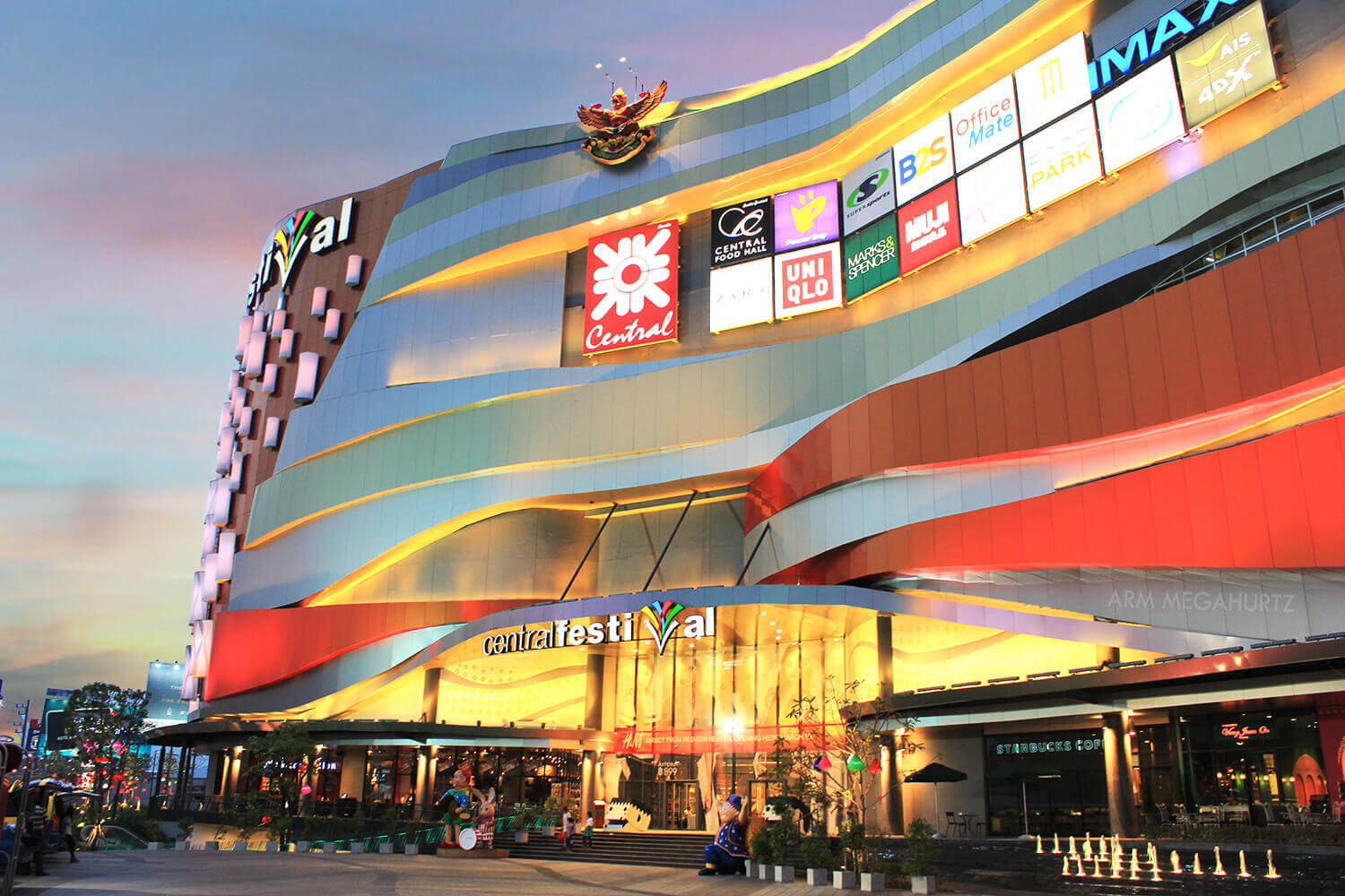 du lịch tự túc chiang mai: trung tâm thương mại central festival