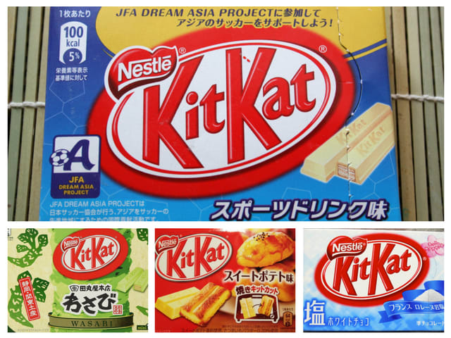 kitkat đặc biệt là một trong những món ăn kết hợp hương vị kỳ cục nhất ở Nhật Bản