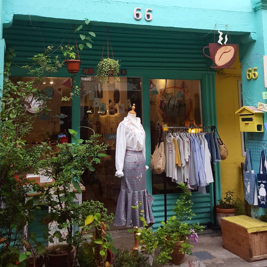 mua sắm tại haji lane trong chuyến du lịch singapore 3 ngày 2 đêm