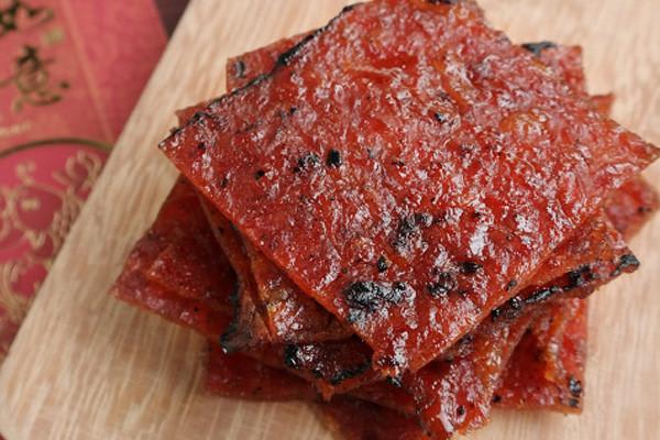đi singapore mua quà gì: thịt khô bak kwa