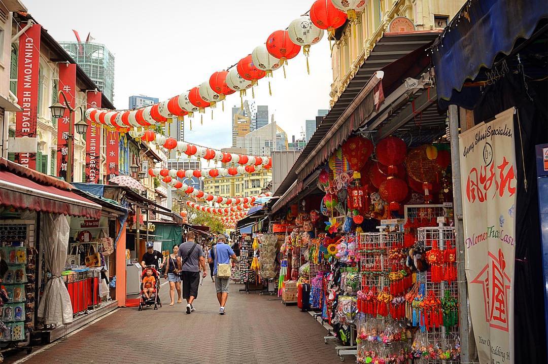đi singapore mua quà gì: mua quà lưu niệm ở china town