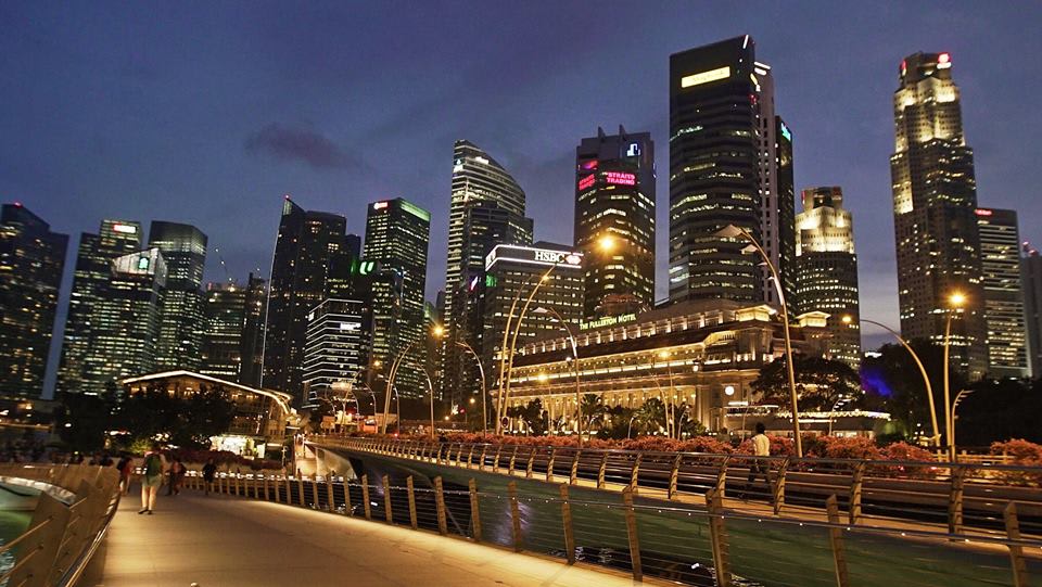 trải nghiệm singapore 4 ngày 3 đêm: đướng phố ban đêm