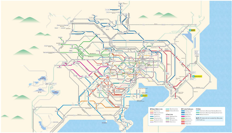 Bản đồ greater tokyo