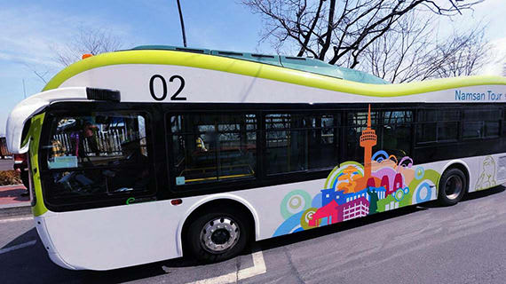 Bí kíp phá đảo công viên Namsan, khám phá tháp N Seoul 15 đến tháp N Seoul bằng xe buýt namsan