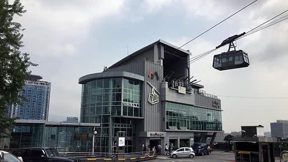 Bí kíp phá đảo công viên Namsan, khám phá tháp N Seoul 16 đi cáp treo tháp N Seoul