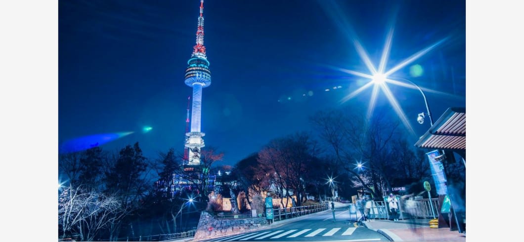 Bí kíp phá đảo công viên Namsan, khám phá tháp N Seoul 3 tháp N Seoul vào ban đêm