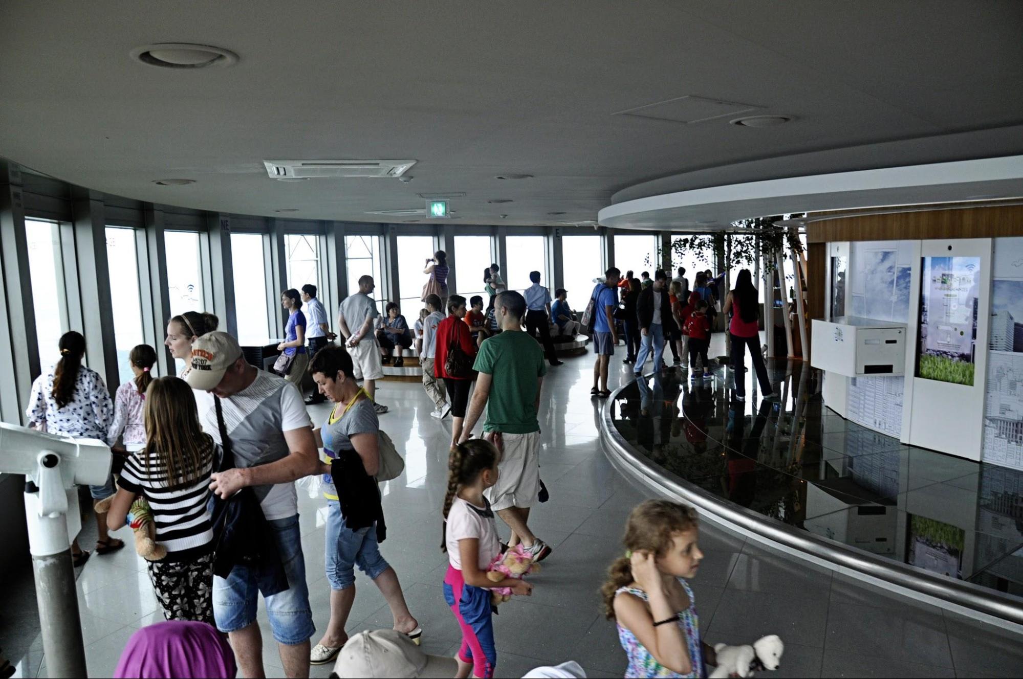 Bí kíp phá đảo công viên Namsan, khám phá tháp N Seoul 4 bên trong tháp N Seoul