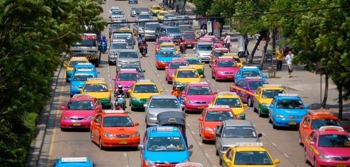 Bí quyết sử dụng phương tiện công cộng ở Thái Lan 6 taxi là một loại phương tiện công cộng ở thái lan