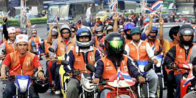 Bí quyết sử dụng phương tiện công cộng ở Thái Lan 9 xe ôm là một loại phương tiện công cộng ở thái lan