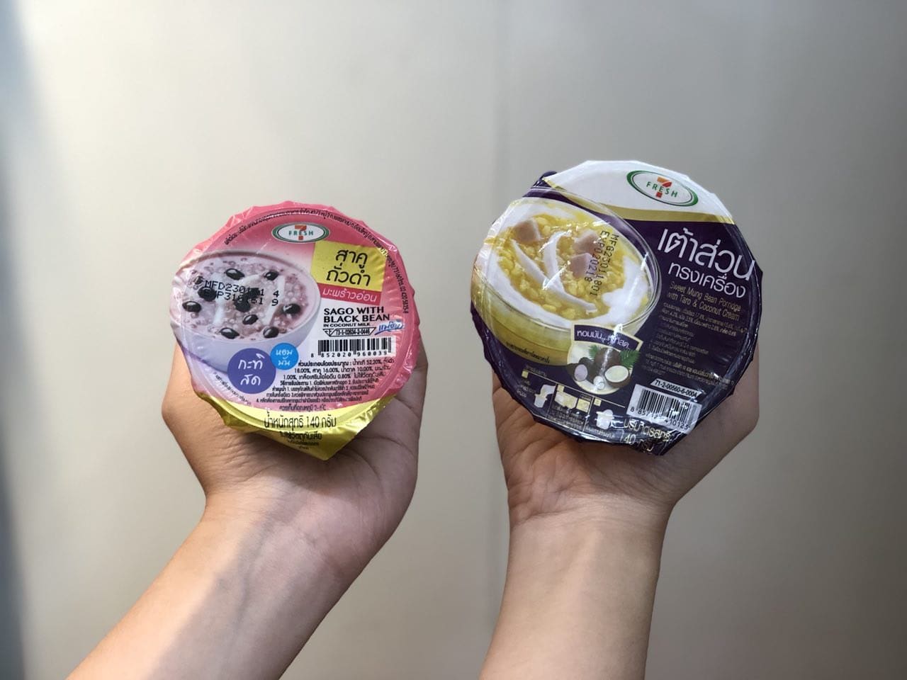 Pudding gạo là một trong những món ăn ở 7-11 bangkok