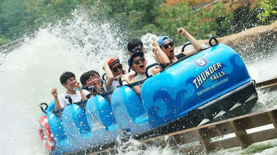 Bí kíp chinh phục Everland – công viên chủ đề lớn nhất Hàn Quốc 15 Thunder Fall Everland