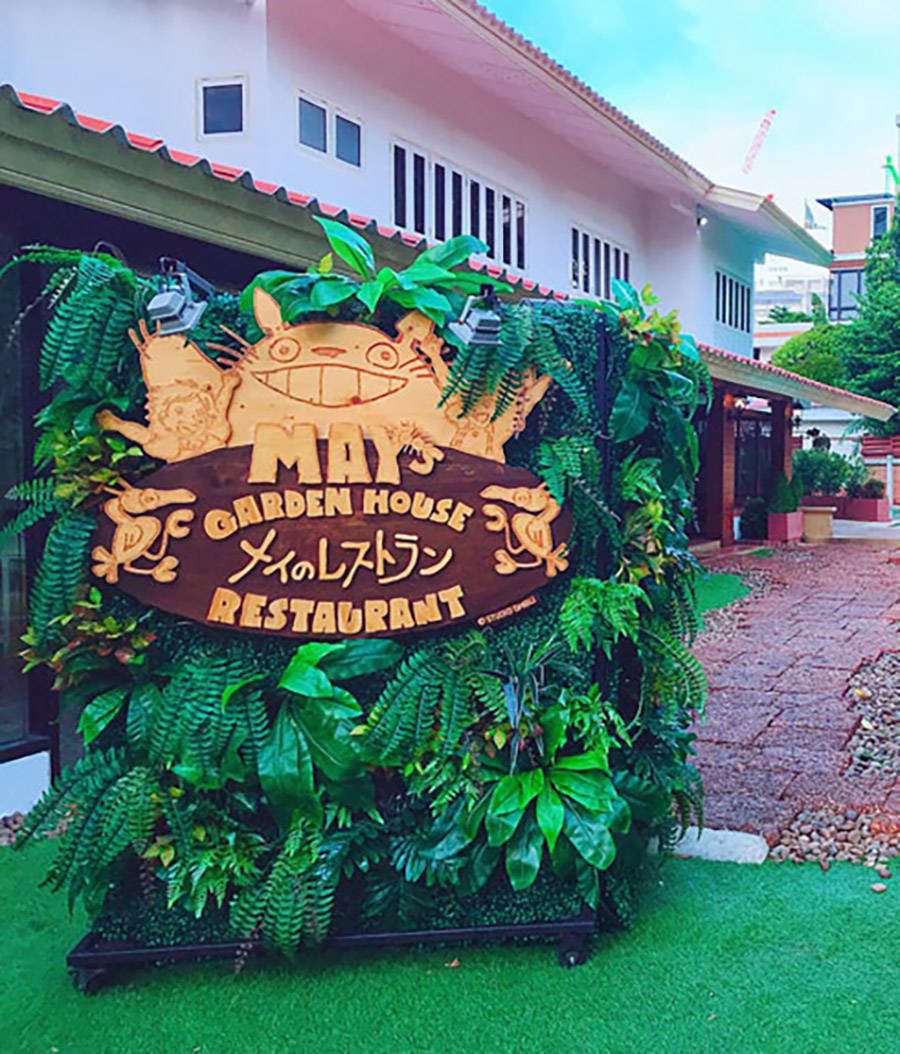 Trở về tuổi thơ với nhà hàng theo chủ đề Totoro đầu tiên tại Bangkok 2 nhà hàng may's garden house tại bangkok