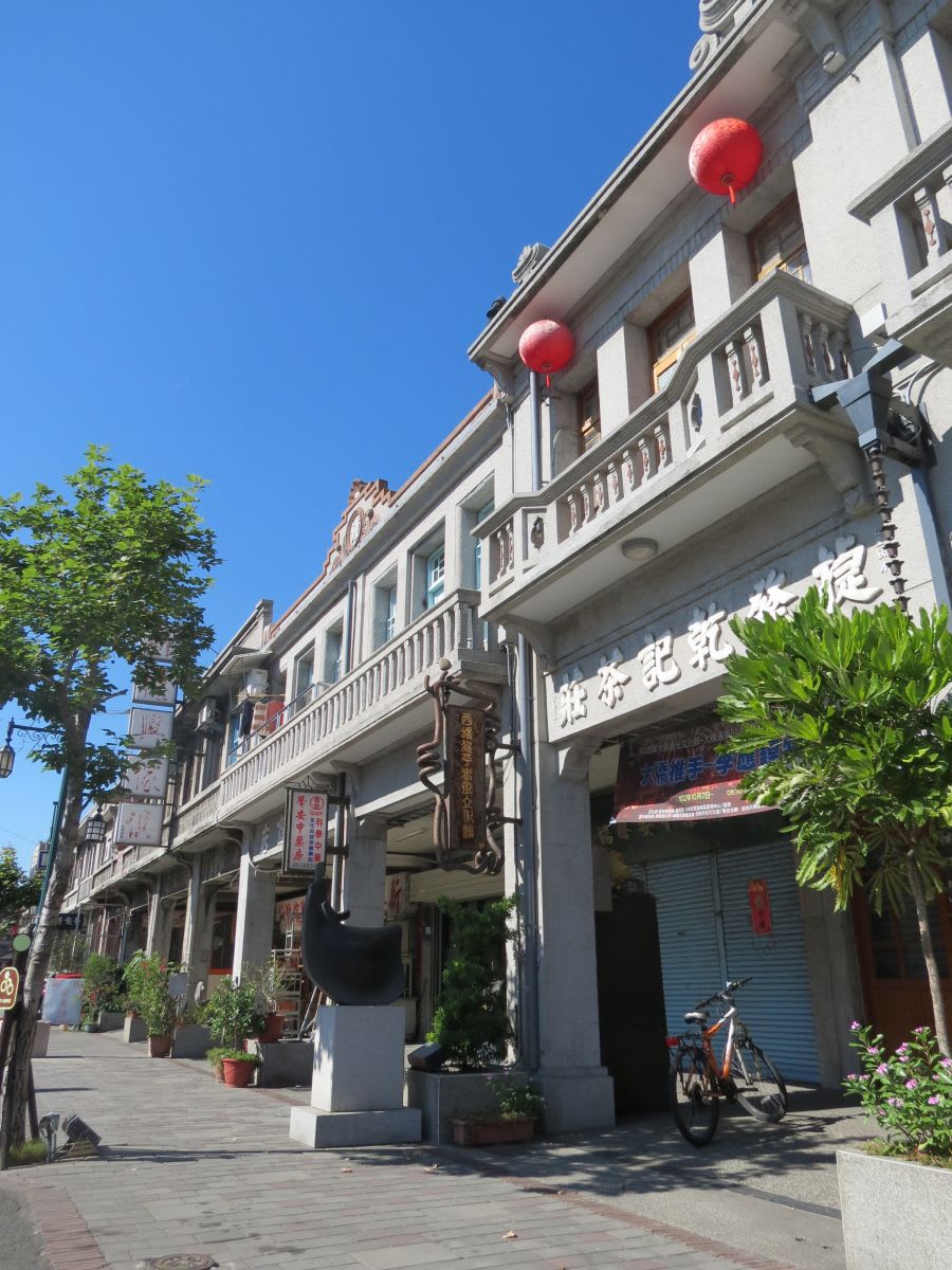 bên ngoài của một tiệm trà cổ ở yunlin