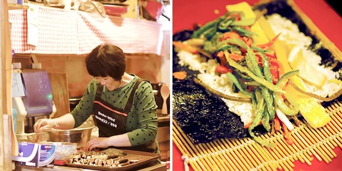 món ăn truyền thống sonmat gimbap