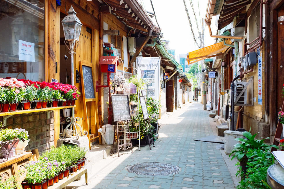 hẻm hanok phố cổ ikseon-dong