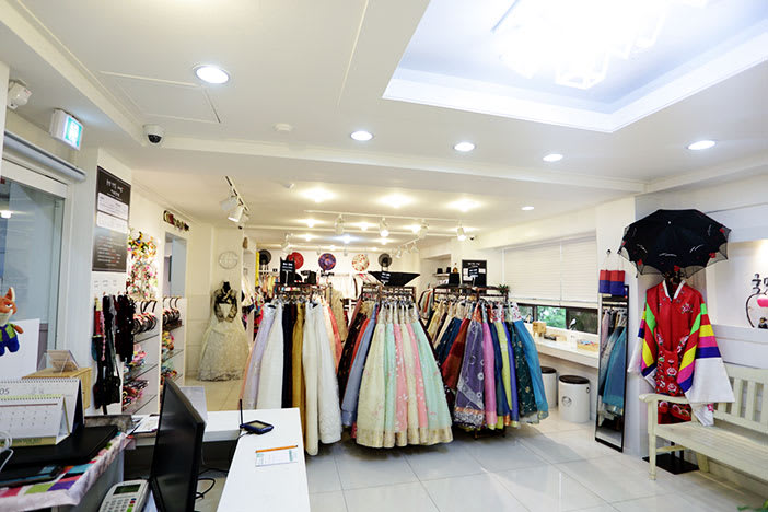 nơi thuê hanbok
