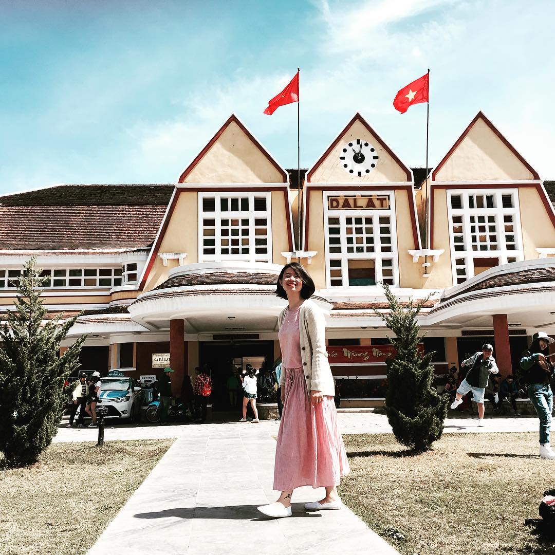 ga đà lạt là một trong những địa điểm check-in tại việt nam