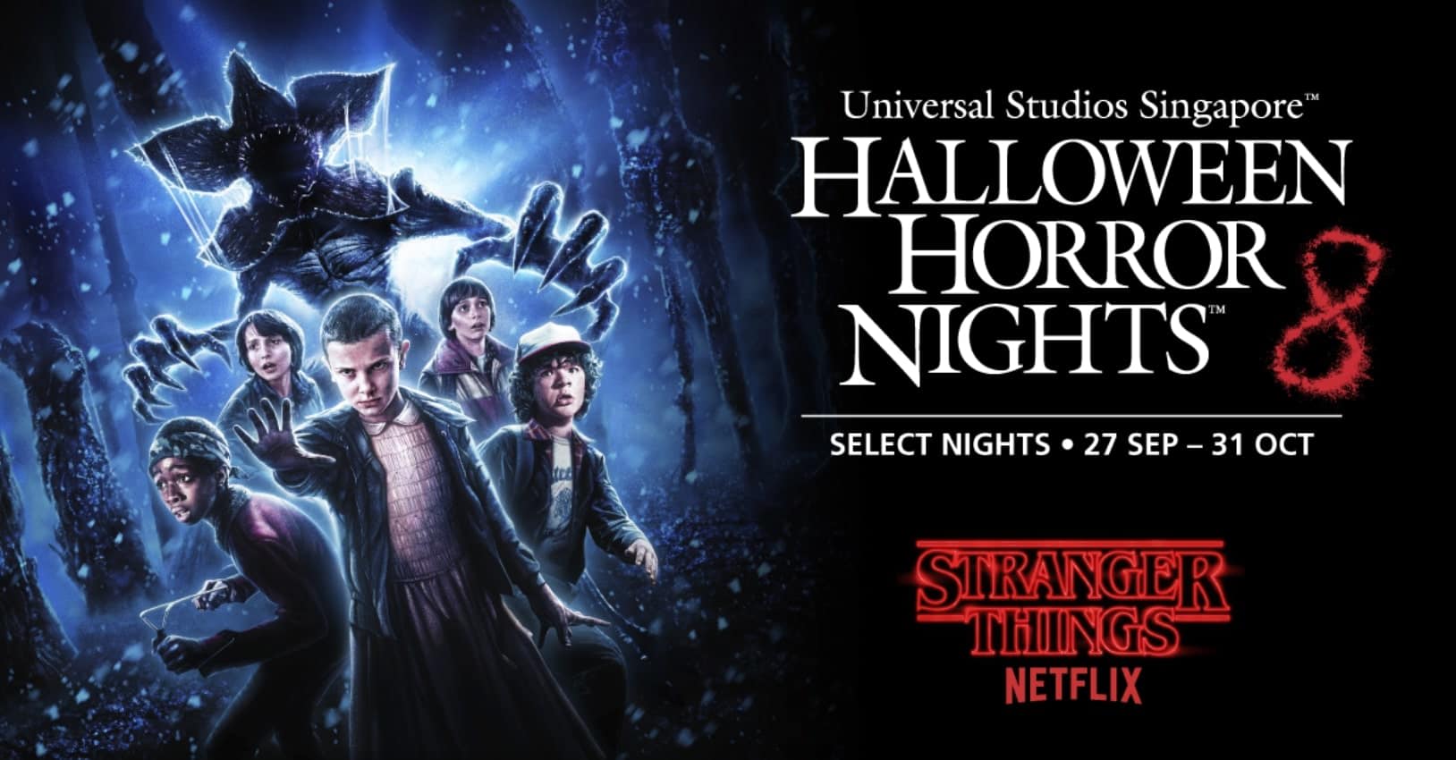 TIN HOT: “Thót tim” Halloween Horror Nights 8 tại Universal Studios Singapore 4 stranger things tại halloween horror nights 8