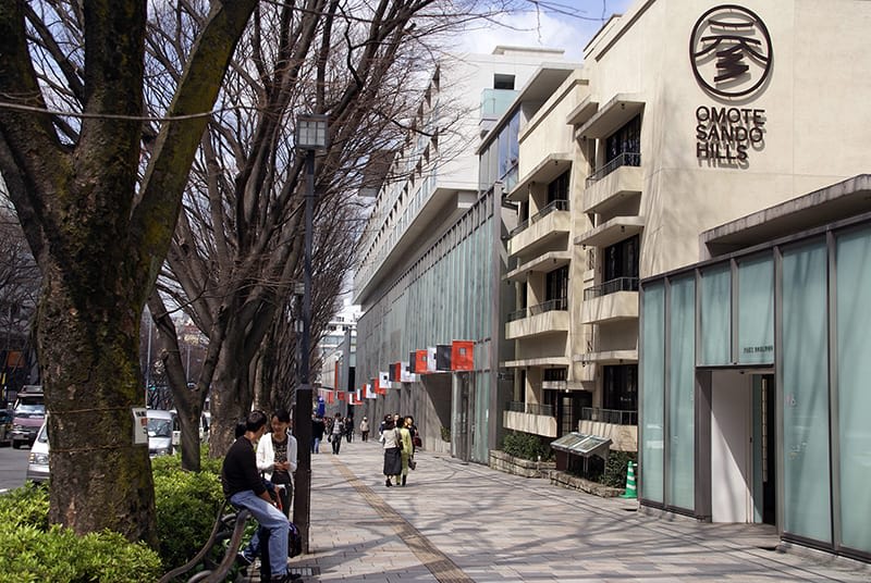 khu mua sắm omotesando