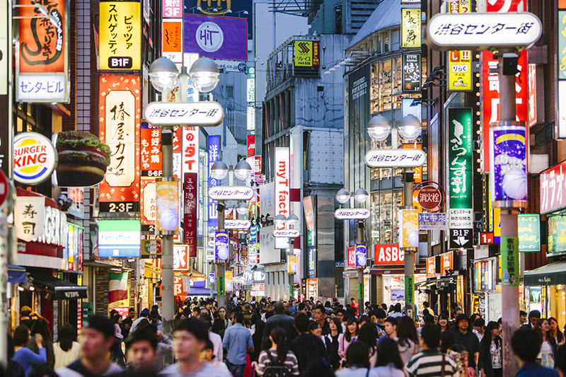 đường phố tokyo về đêm