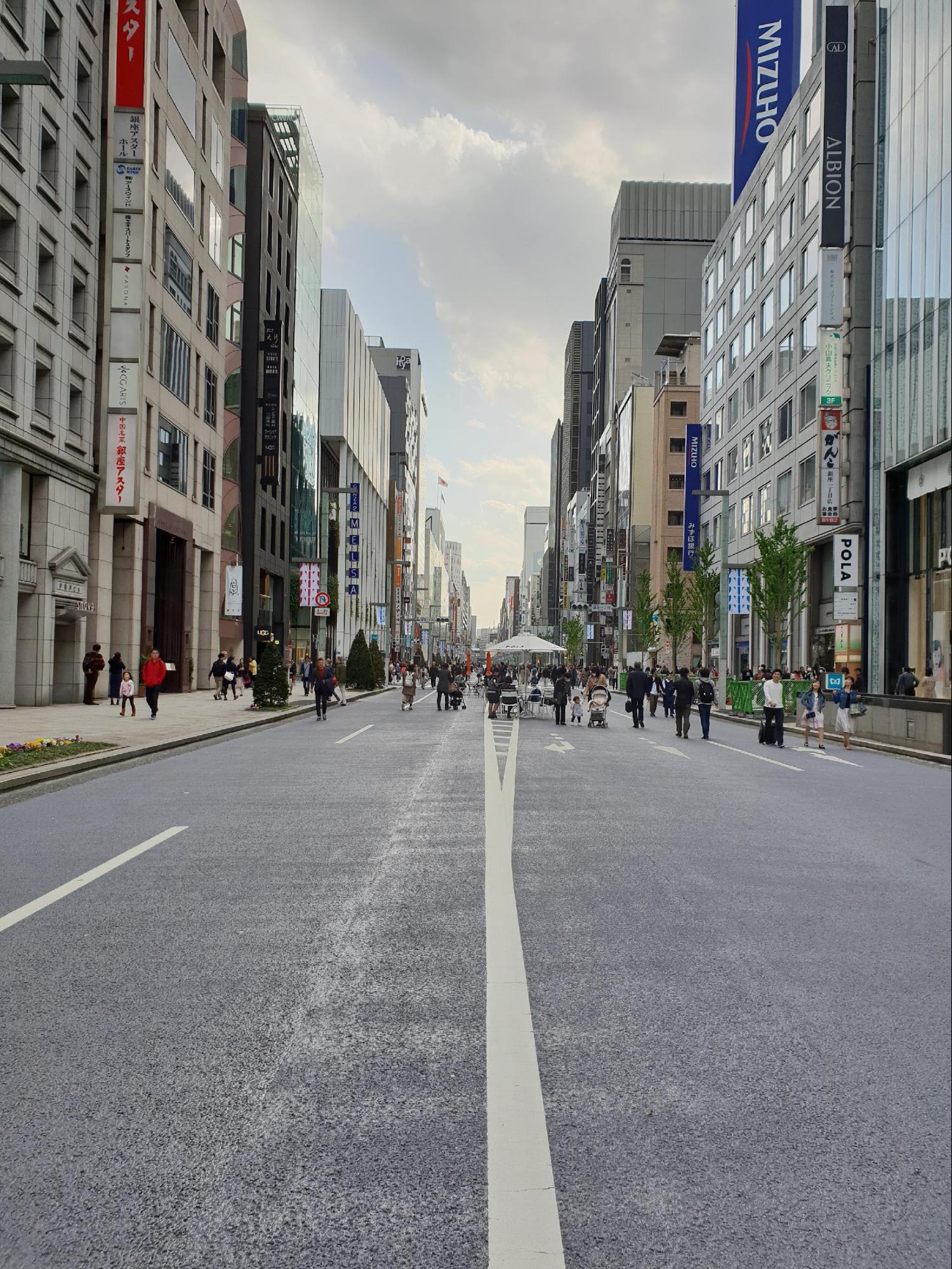 Một tuần mộng mơ ở Tokyo 7 đường phố ở ginza