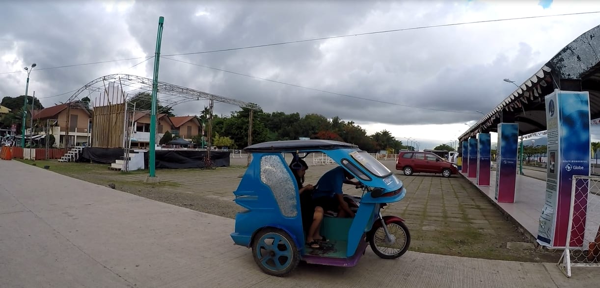 El Nido Philippines trong tôi 15 xe tricycle