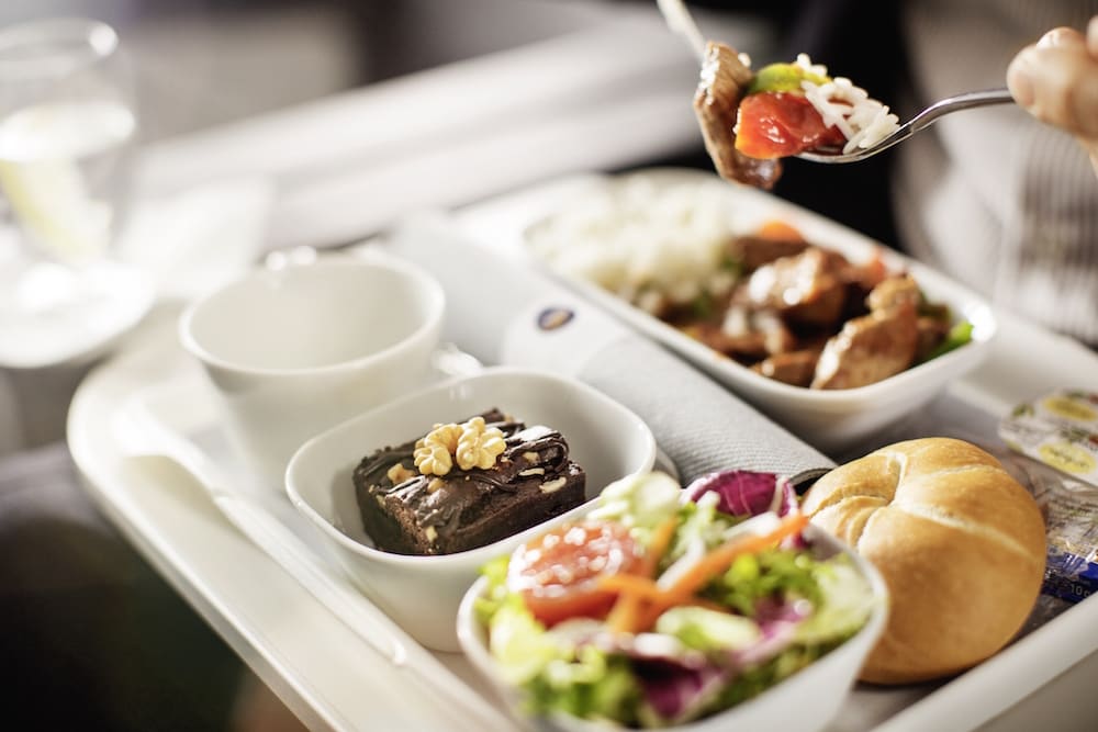 Lufthansa Premium Economy Meal