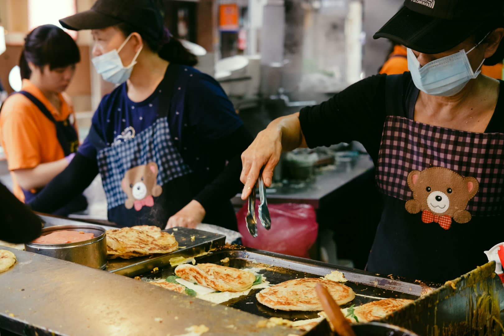 Famous Yongkang Street scallion pancakes 