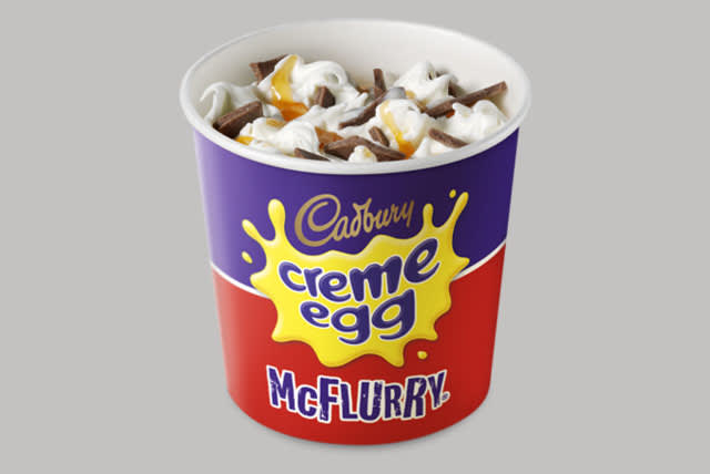 Cadbury Creme Egg McFlurry