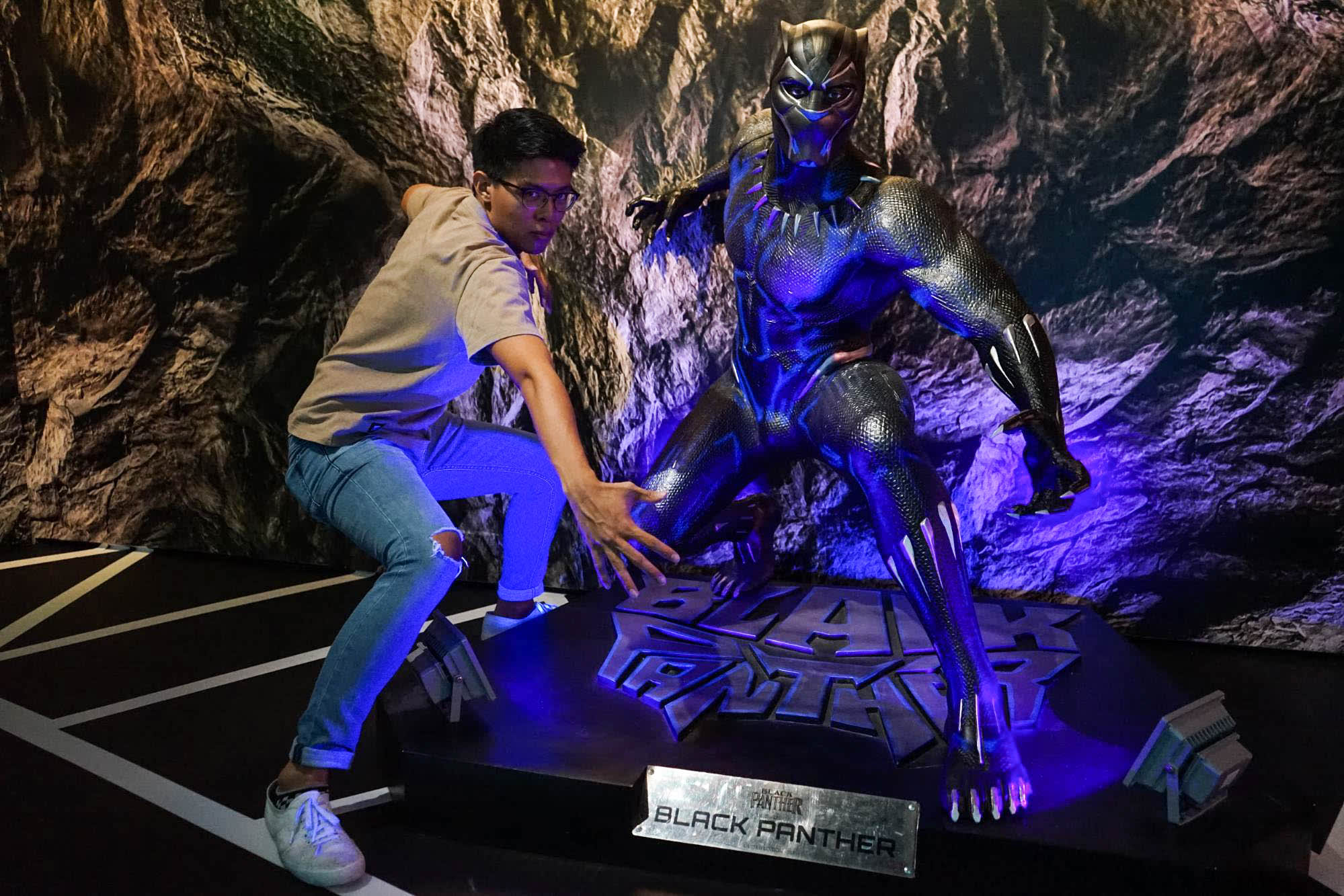 artscience museum black panther marvel