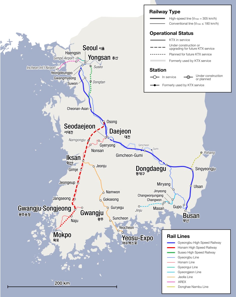 Korail Pass Map Klook Korea