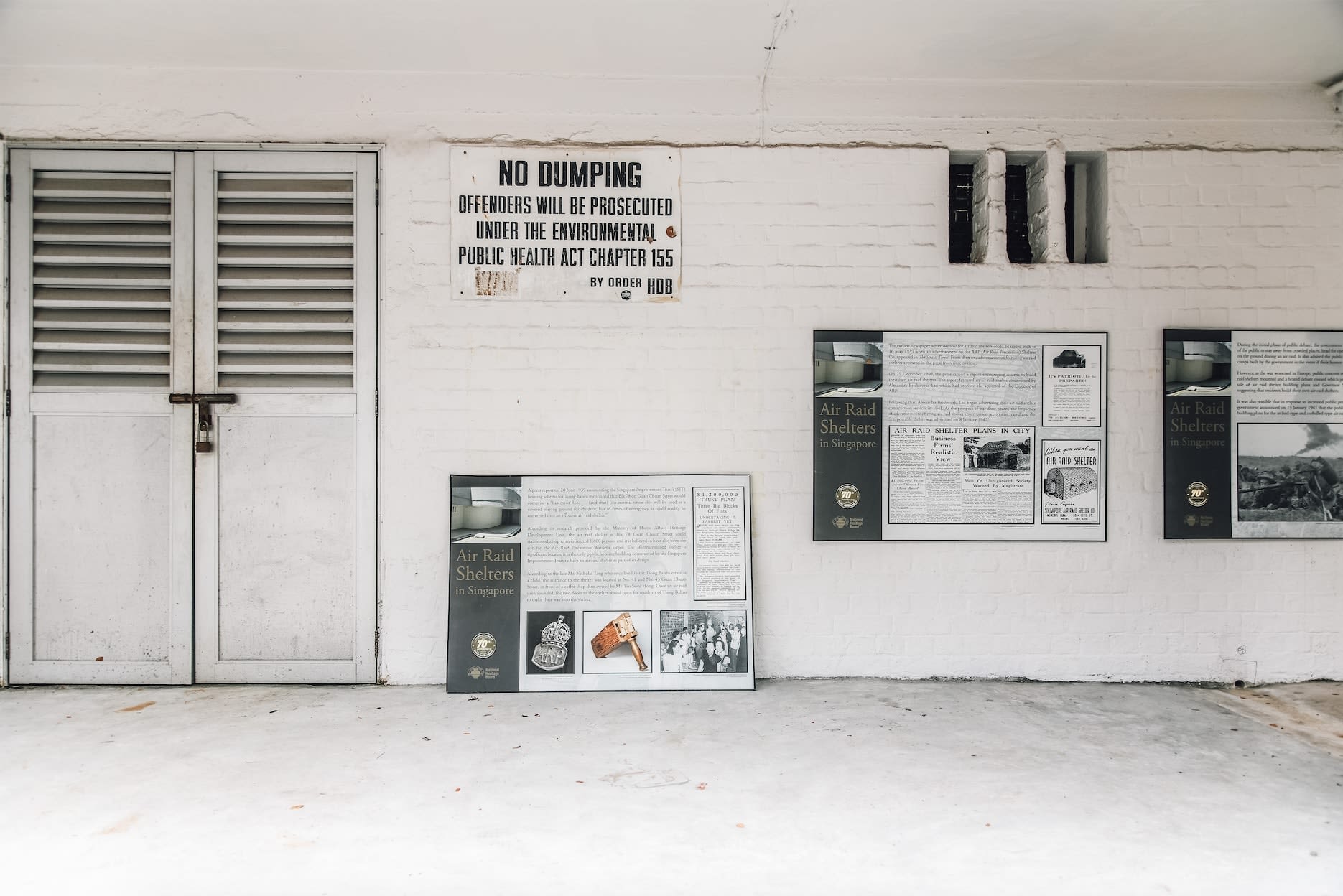 air raid shelter