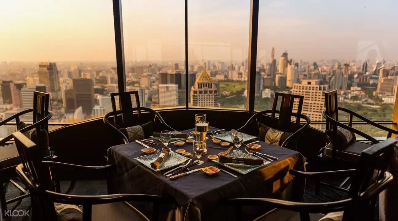 View from Bai Yun at Banyan Tree Bangkok